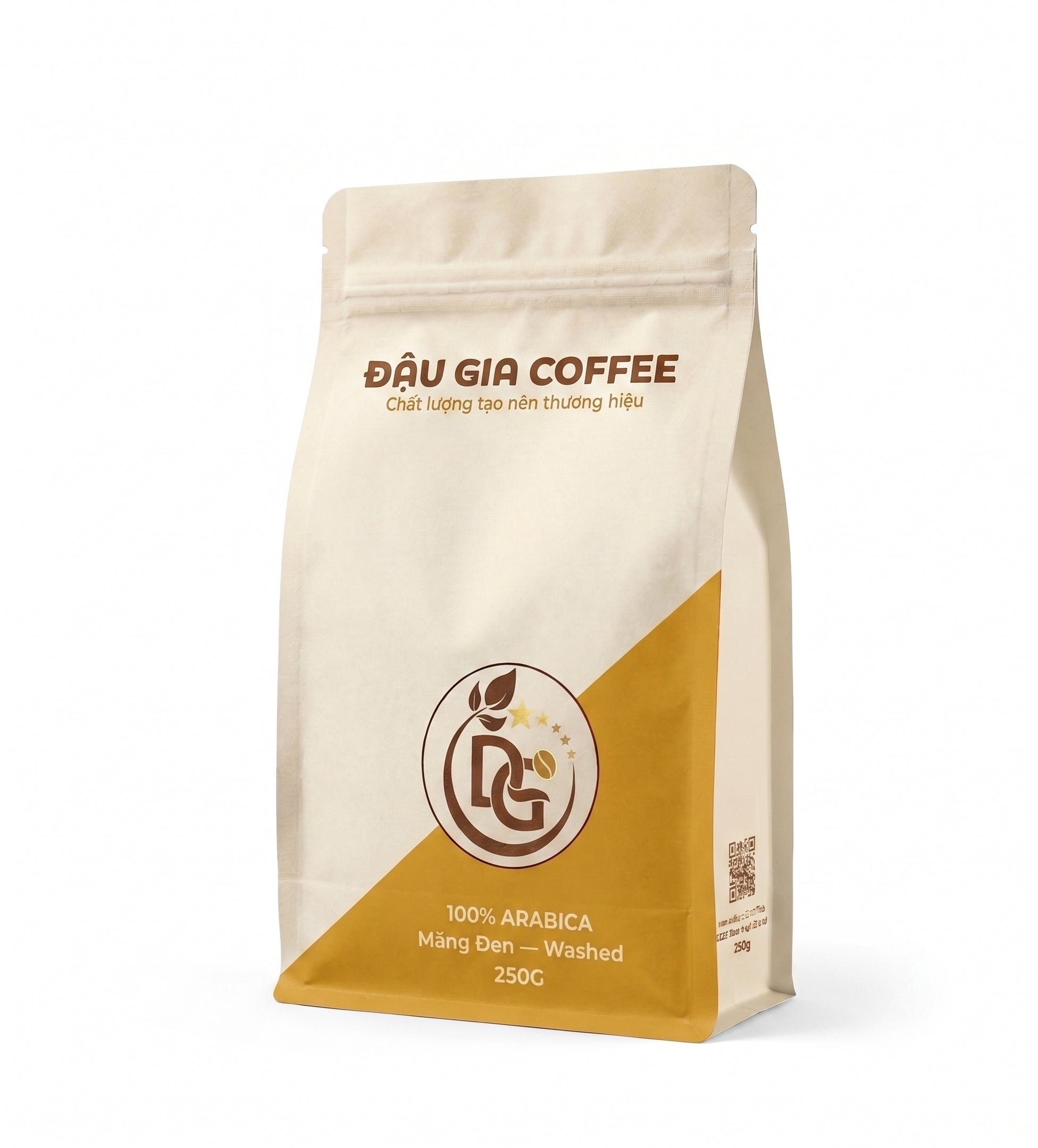 Gói cà phê Arabica Măng Đen sơ chế Washed 250g của Đậu Gia
