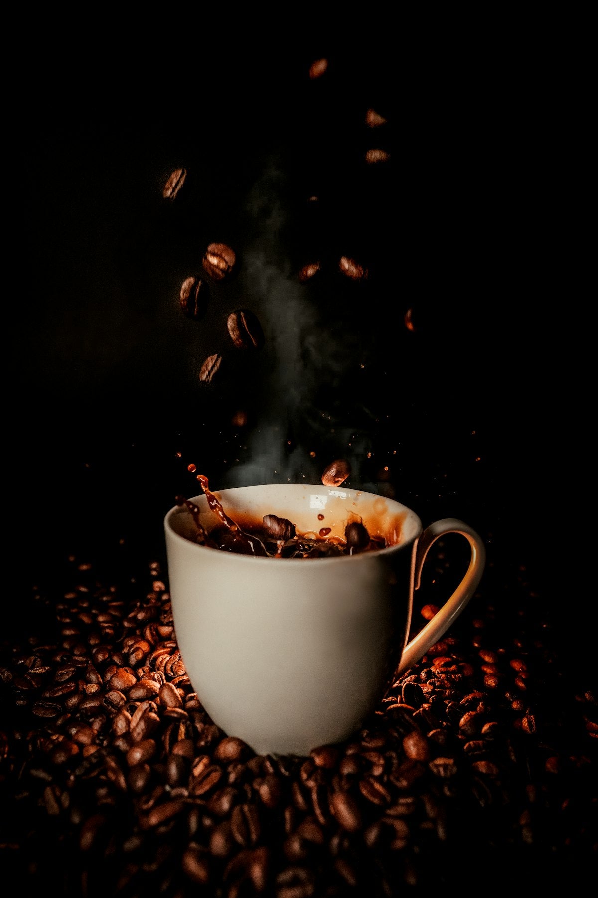 Cà phê vối robusta - ly cà phê đậm