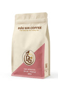 Túi cà phê Robusta Gia Lai sơ chế Washed rang vừa 250g Đậu Gia Coffee